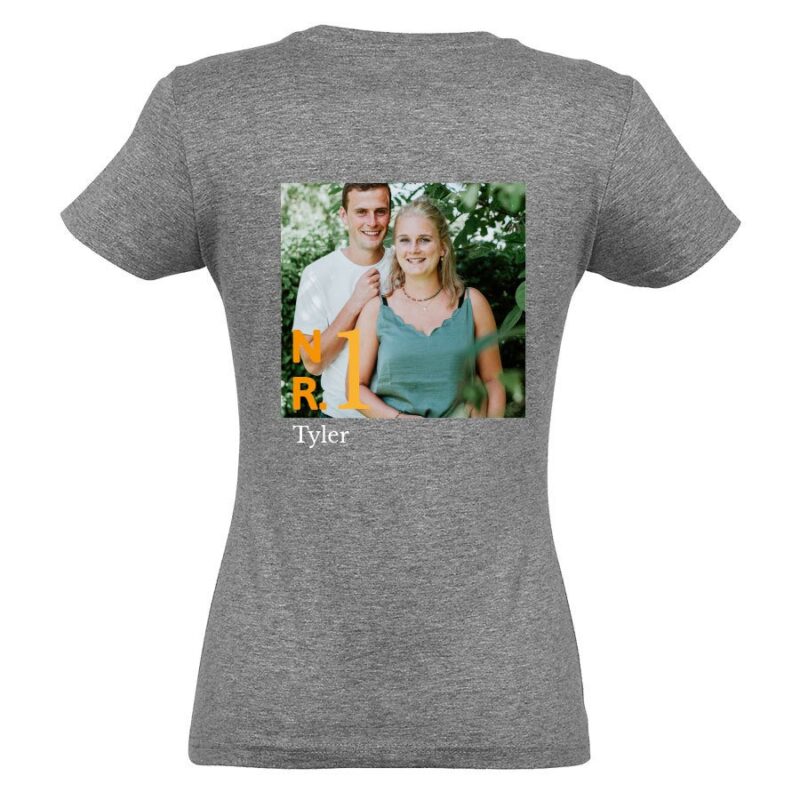 Bild von   t shirt damen grau xljpg | Individuelle 🎁 persönliche 🎁 personalisierte Geschenke bedruckt ▪ bestickt ▪ graviert