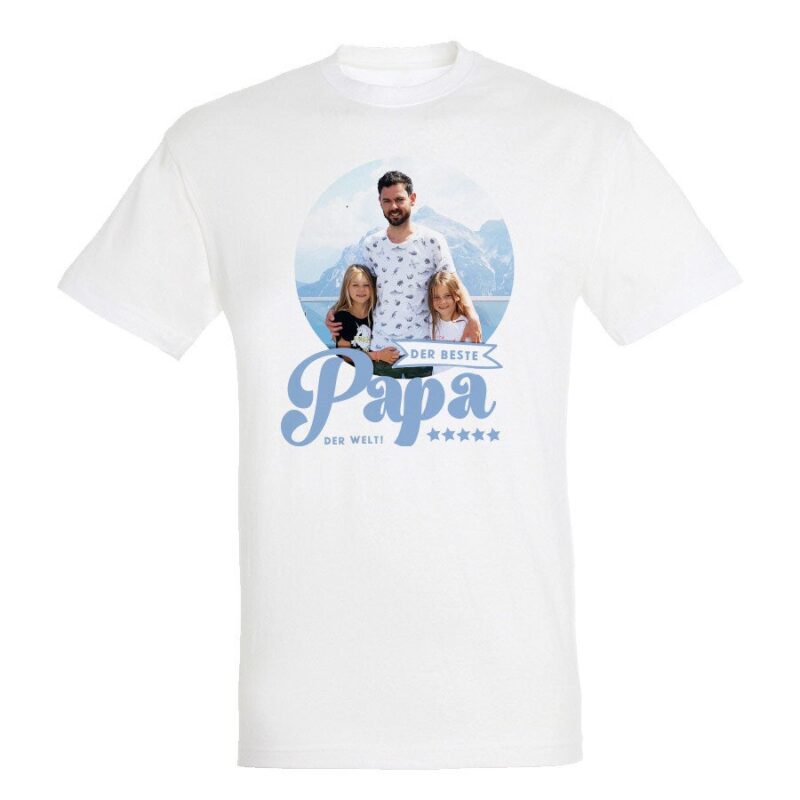 Bild von   vatertag t shirt weiss sjpg | Individuelle 🎁 persönliche 🎁 personalisierte Geschenke bedruckt ▪ bestickt ▪ graviert