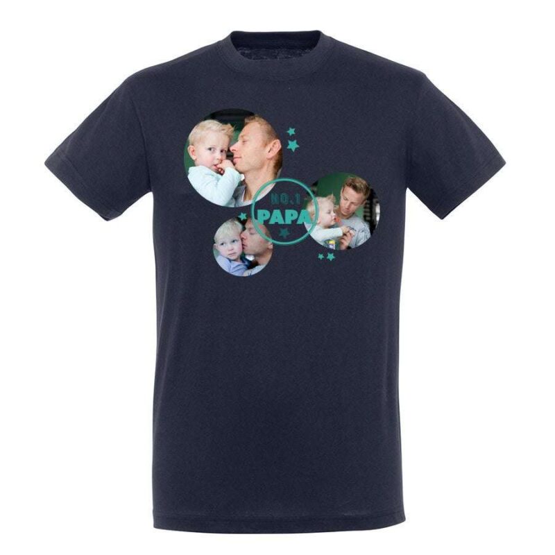 Bild von   vatertag t shirt navy xxljpg | Individuelle 🎁 persönliche 🎁 personalisierte Geschenke bedruckt ▪ bestickt ▪ graviert