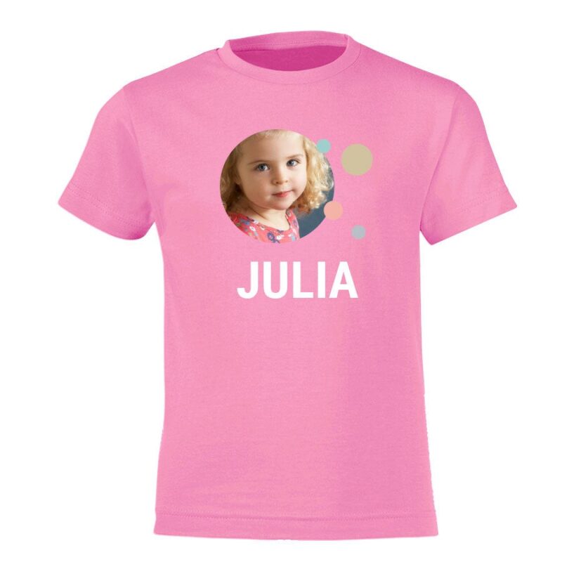 Bild von   t shirt kinder rosa  jahrjpg | Individuelle 🎁 persönliche 🎁 personalisierte Geschenke bedruckt ▪ bestickt ▪ graviert