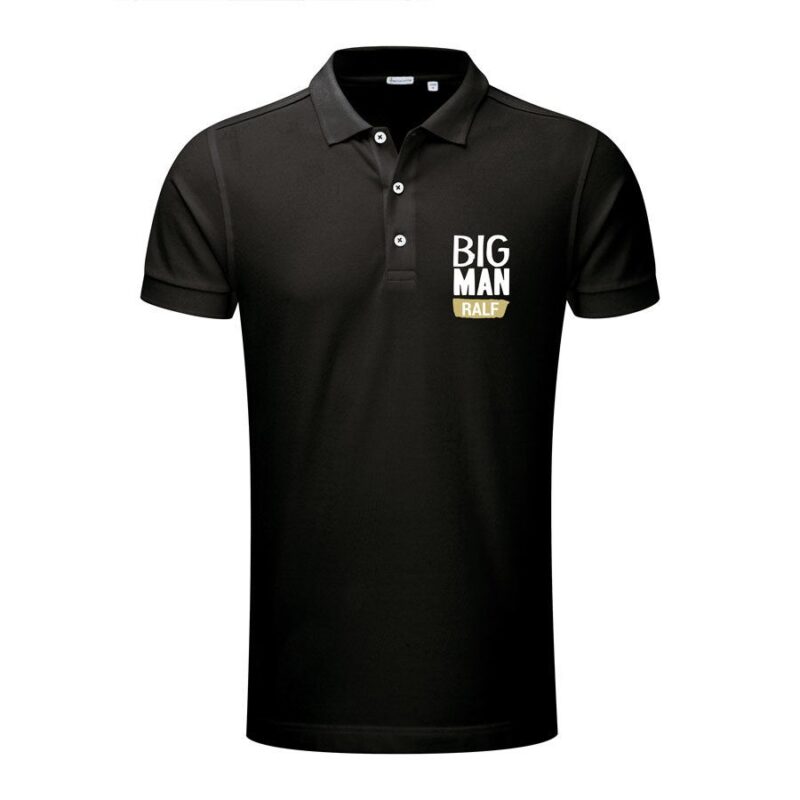 Bild von   poloshirt herren schwarz mjpg | Individuelle 🎁 persönliche 🎁 personalisierte Geschenke bedruckt ▪ bestickt ▪ graviert