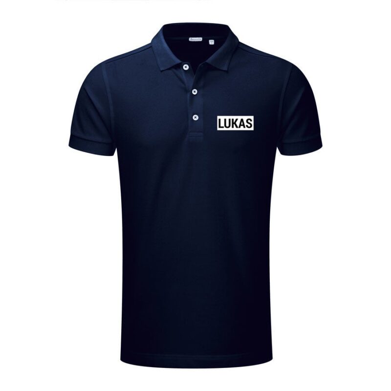 Bild von   poloshirt herren navy ljpg | Individuelle 🎁 persönliche 🎁 personalisierte Geschenke bedruckt ▪ bestickt ▪ graviert