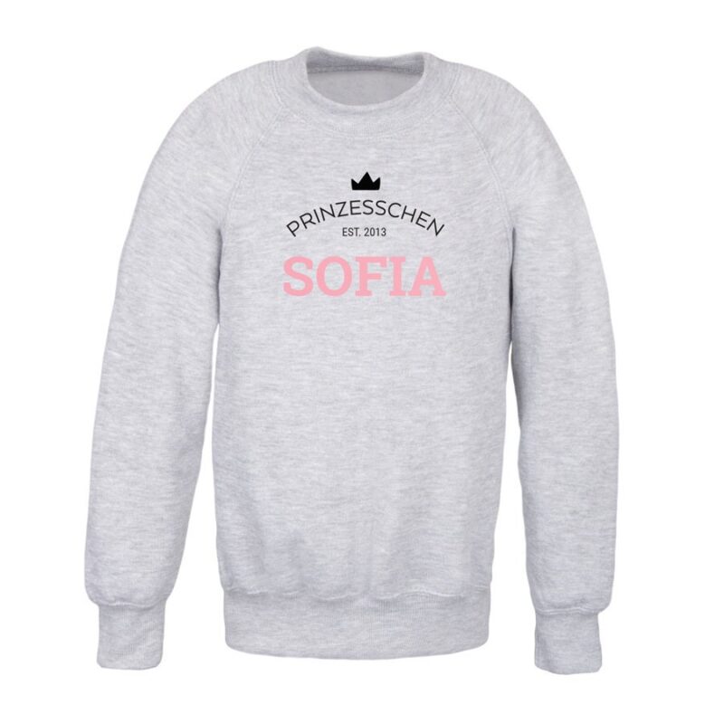 Bild von   pullover kind grau  jajpg | Individuelle 🎁 persönliche 🎁 personalisierte Geschenke bedruckt ▪ bestickt ▪ graviert