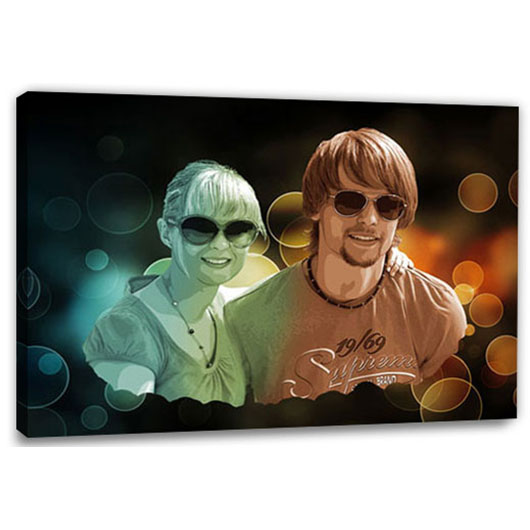 Bild von   pop art colourstyle  cosjpg | Individuelle 🎁 persönliche 🎁 personalisierte Geschenke bedruckt ▪ bestickt ▪ graviert
