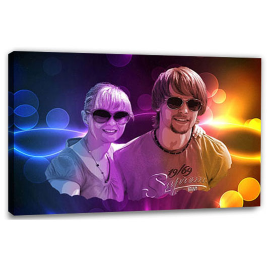 Bild von   pop art colourstyle  cosjpg | Individuelle 🎁 persönliche 🎁 personalisierte Geschenke bedruckt ▪ bestickt ▪ graviert