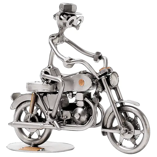 Bild von   schraubenmaennchen motorradfahjpg | Individuelle 🎁 persönliche 🎁 personalisierte Geschenke bedruckt ▪ bestickt ▪ graviert