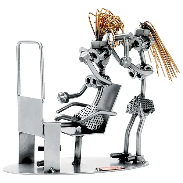 Bild von   schraubenmaennchen friseur mitjpg | Individuelle 🎁 persönliche 🎁 personalisierte Geschenke bedruckt ▪ bestickt ▪ graviert