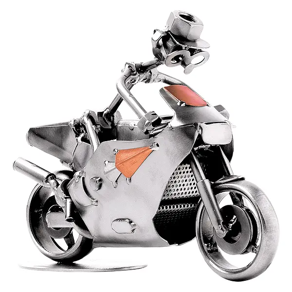 Bild von   schraubenmaennchen motorradfahjpg | Individuelle 🎁 persönliche 🎁 personalisierte Geschenke bedruckt ▪ bestickt ▪ graviert