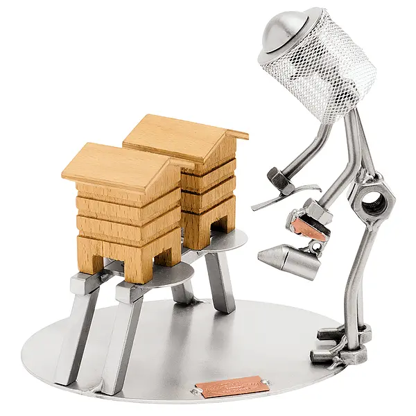 Bild von   schraubenmaennchen imkerjpg | Individuelle 🎁 persönliche 🎁 personalisierte Geschenke bedruckt ▪ bestickt ▪ graviert