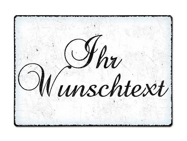 Bild von   blechschild a mit individuelljpg | Individuelle 🎁 persönliche 🎁 personalisierte Geschenke bedruckt ▪ bestickt ▪ graviert