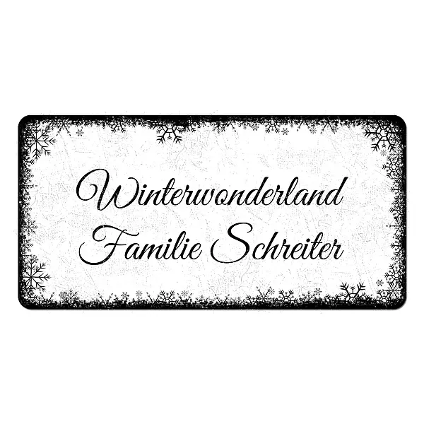Bild von   winterdeko schneegestoeber bjpg | Individuelle 🎁 persönliche 🎁 personalisierte Geschenke bedruckt ▪ bestickt ▪ graviert