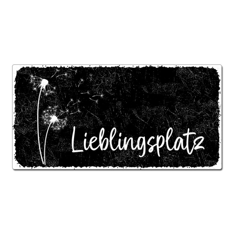 Bild von   black vintage blechschild im fjpg | Individuelle 🎁 persönliche 🎁 personalisierte Geschenke bedruckt ▪ bestickt ▪ graviert