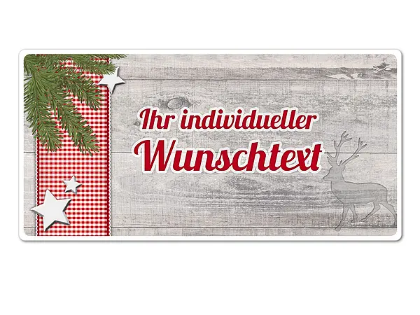 Bild von   huettendeko schild mit wunschtjpg | Individuelle 🎁 persönliche 🎁 personalisierte Geschenke bedruckt ▪ bestickt ▪ graviert
