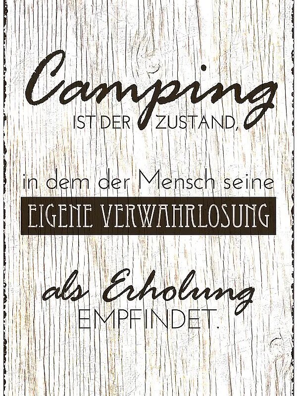 Bild von   blechschild groesse a campijpg | Individuelle 🎁 persönliche 🎁 personalisierte Geschenke bedruckt ▪ bestickt ▪ graviert