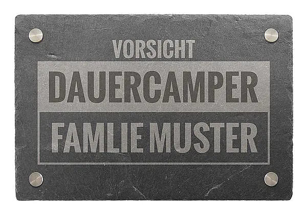 Bild von   tuerschild aus schiefer  xjpg | Individuelle 🎁 persönliche 🎁 personalisierte Geschenke bedruckt ▪ bestickt ▪ graviert