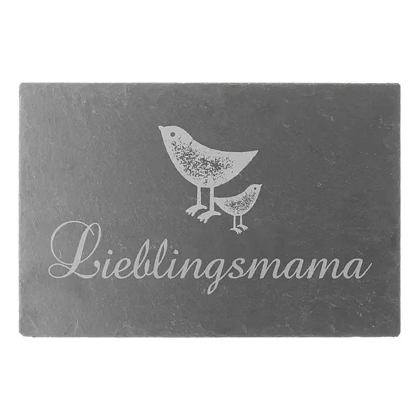Bild von   schieferschild lieblingsmama jpg | Individuelle 🎁 persönliche 🎁 personalisierte Geschenke bedruckt ▪ bestickt ▪ graviert