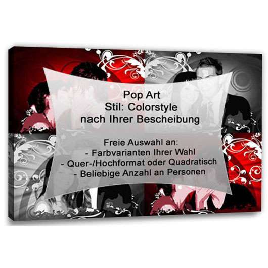 Bild von   pop art colourstyle eigene besjpg | Individuelle 🎁 persönliche 🎁 personalisierte Geschenke bedruckt ▪ bestickt ▪ graviert