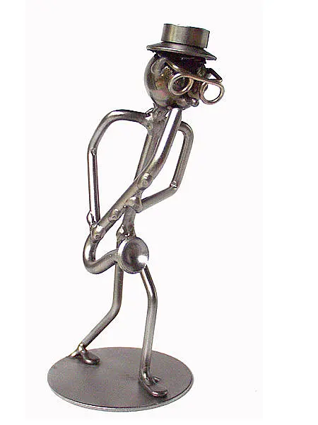 Bild von   metallmann saxophonist wiredjpg | Individuelle 🎁 persönliche 🎁 personalisierte Geschenke bedruckt ▪ bestickt ▪ graviert