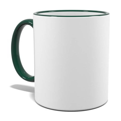 Fototasse Rand/Henkel dunkelgrün