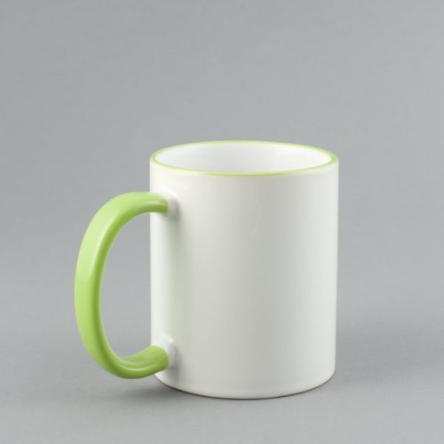 Fototasse Rand/Henkel hellgrün