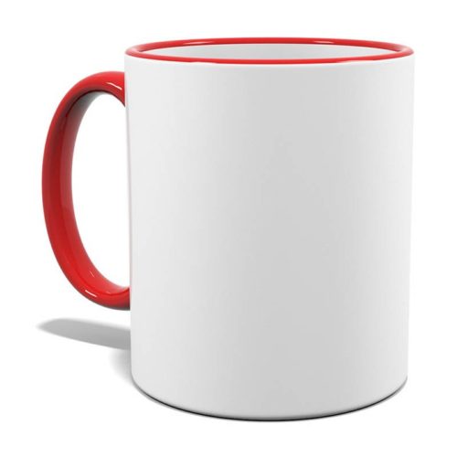 Fototasse Rand/Henkel rot