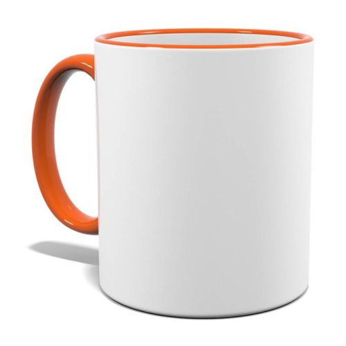 Fototasse Rand/Henkel orange