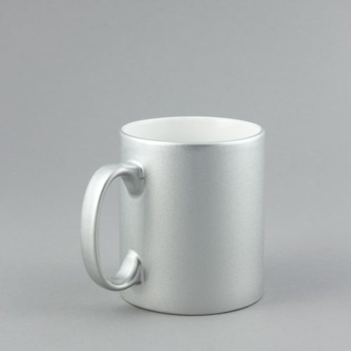 Fototasse silber-metallic