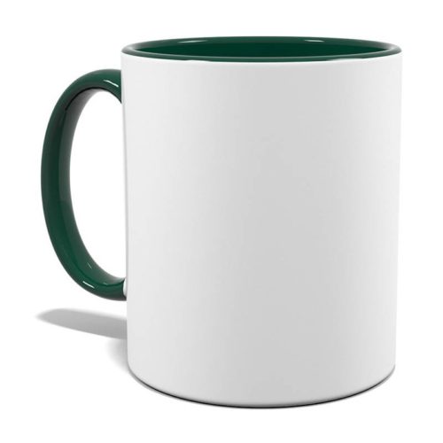 Panoramatasse Innen/Henkel dunkelgrün