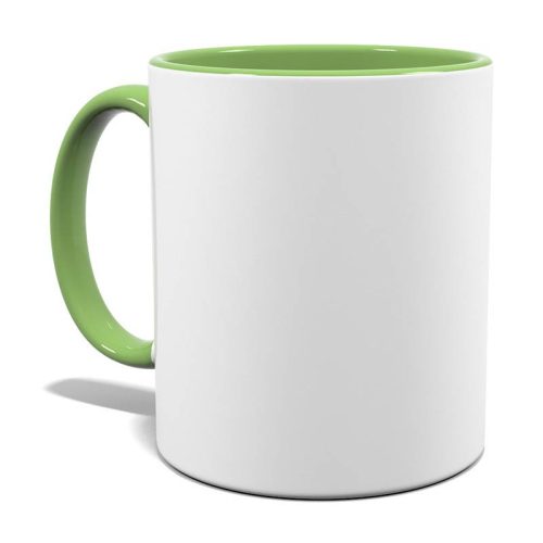 Panoramatasse innen/Henkel hellgrün