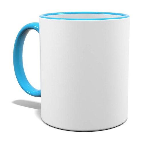 Panoramatasse Rand/Henkel hellblau