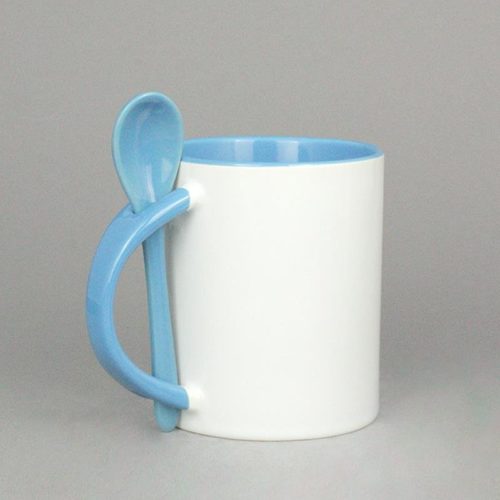 Löffeltasse Klassik hellblau