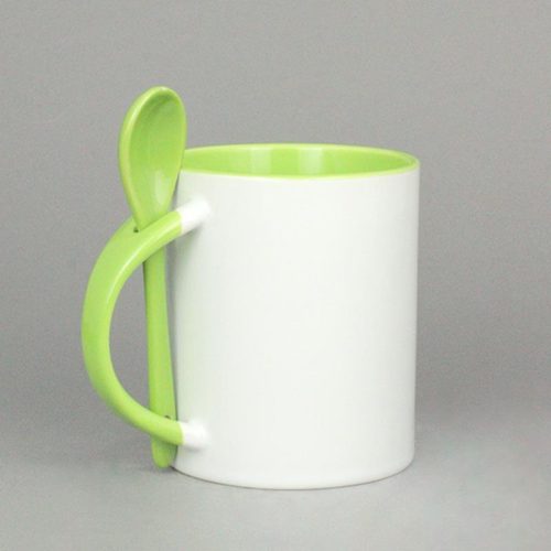 Löffeltasse Klassik grün