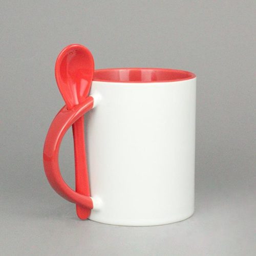 Löffeltasse Klassik rot