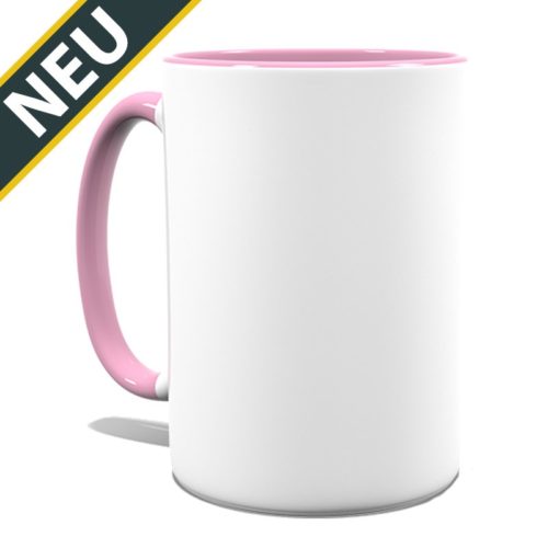 Fototasse Jumbo innen/Henkel rosa