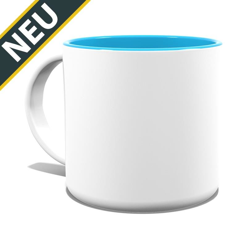 Bild von   fototasse pott innen hellblaujpg | Individuelle 🎁 persönliche 🎁 personalisierte Geschenke bedruckt ▪ bestickt ▪ graviert