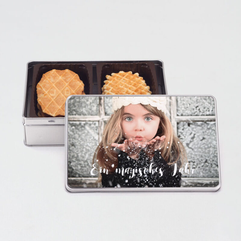 Bild von   fotogeschenke keksdose mit fjpg | Individuelle 🎁 persönliche 🎁 personalisierte Geschenke bedruckt ▪ bestickt ▪ graviert