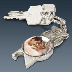 Einkaufschip-Schlüsselanhänger bedrucken