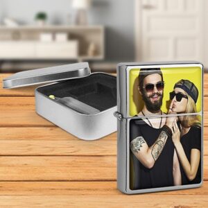 Sturmfeuerzeug-Set mit Foto