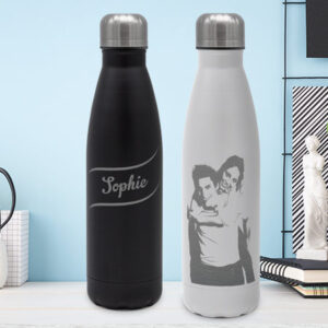 Thermo-Trinkflasche mit Gravur