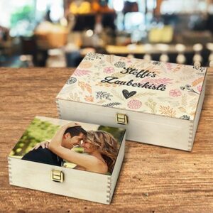Holzbox bedrucken mit Foto - medium