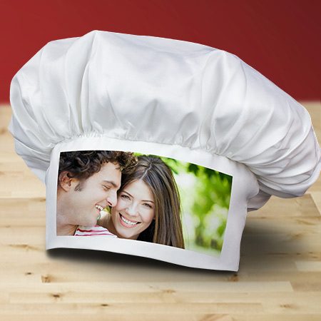 Bild von   kochmuetze mit fotojpg | Individuelle 🎁 persönliche 🎁 personalisierte Geschenke bedruckt ▪ bestickt ▪ graviert