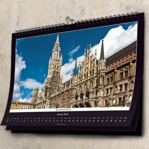 Kalender München - Fotokalender, Bildkalender, Wandkalender, Städtekalender