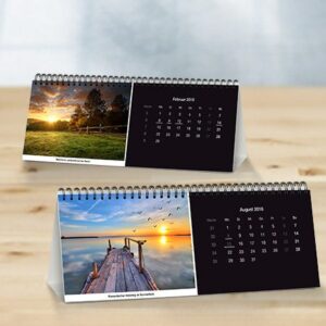 Kalender Sonnenuntergänge - Fotokalender, Bildkalender, Tischkalender