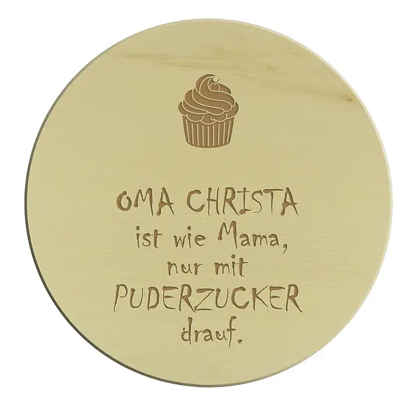 Bild von   geschenkidee fuer omas rundejpg | Individuelle 🎁 persönliche 🎁 personalisierte Geschenke bedruckt ▪ bestickt ▪ graviert