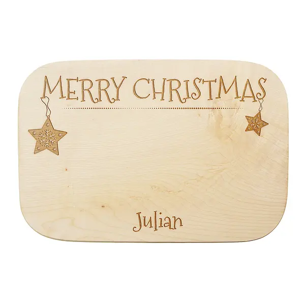 Bild von   schneidebrettchen zu weihnachtjpg | Individuelle 🎁 persönliche 🎁 personalisierte Geschenke bedruckt ▪ bestickt ▪ graviert