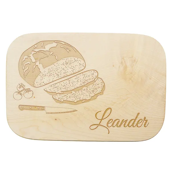 Bild von   schneidbrett aus holz mit wunsjpg | Individuelle 🎁 persönliche 🎁 personalisierte Geschenke bedruckt ▪ bestickt ▪ graviert