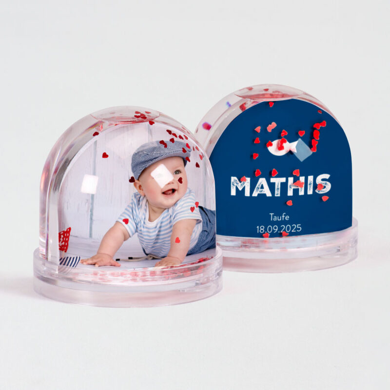 Bild von   fotogeschenke schneekugel rojpg | Individuelle 🎁 persönliche 🎁 personalisierte Geschenke bedruckt ▪ bestickt ▪ graviert