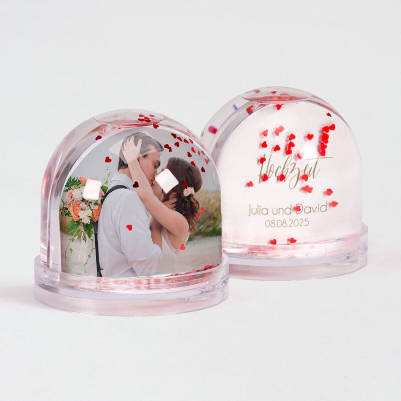 Bild von   fotogeschenke schneekugel rojpg | Individuelle 🎁 persönliche 🎁 personalisierte Geschenke bedruckt ▪ bestickt ▪ graviert