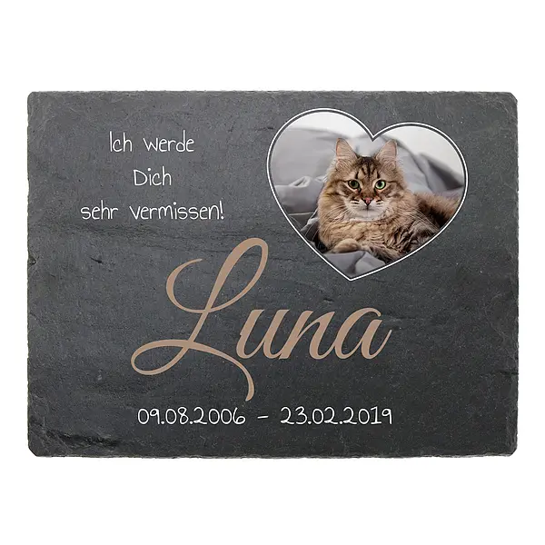 Bild von   gedenktafel zur erinnerung fuejpg | Individuelle 🎁 persönliche 🎁 personalisierte Geschenke bedruckt ▪ bestickt ▪ graviert