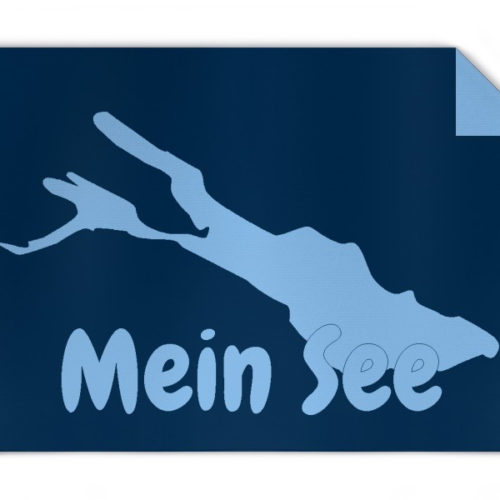 Strickdecke 2-farb Bodensee